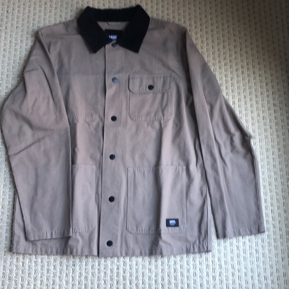 Like new men’s vans jacket with snaps - Picture 10 of 12